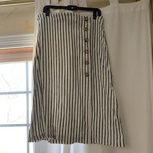 Black and white skirt